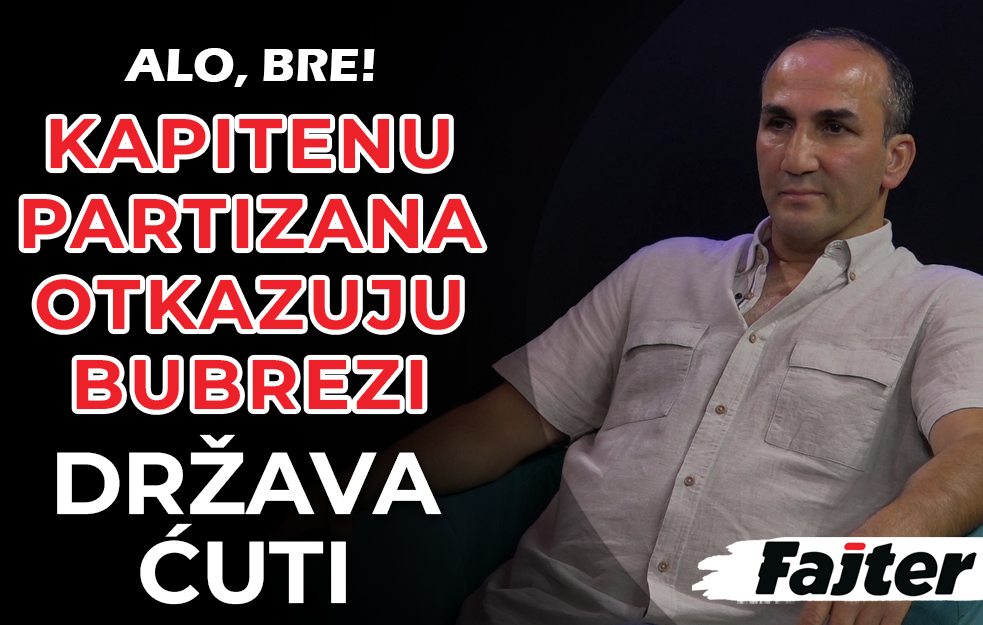 ALO, BRE! KAPITENU PARTIZANA OTKAZUJU <span style='color:red;'><b>BUBREZI</b></span>, A DRŽAVA ĆUTI (VIDEO)